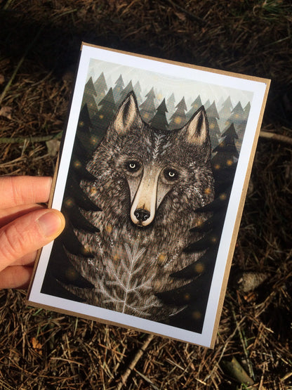 Wolf of the North Postcard