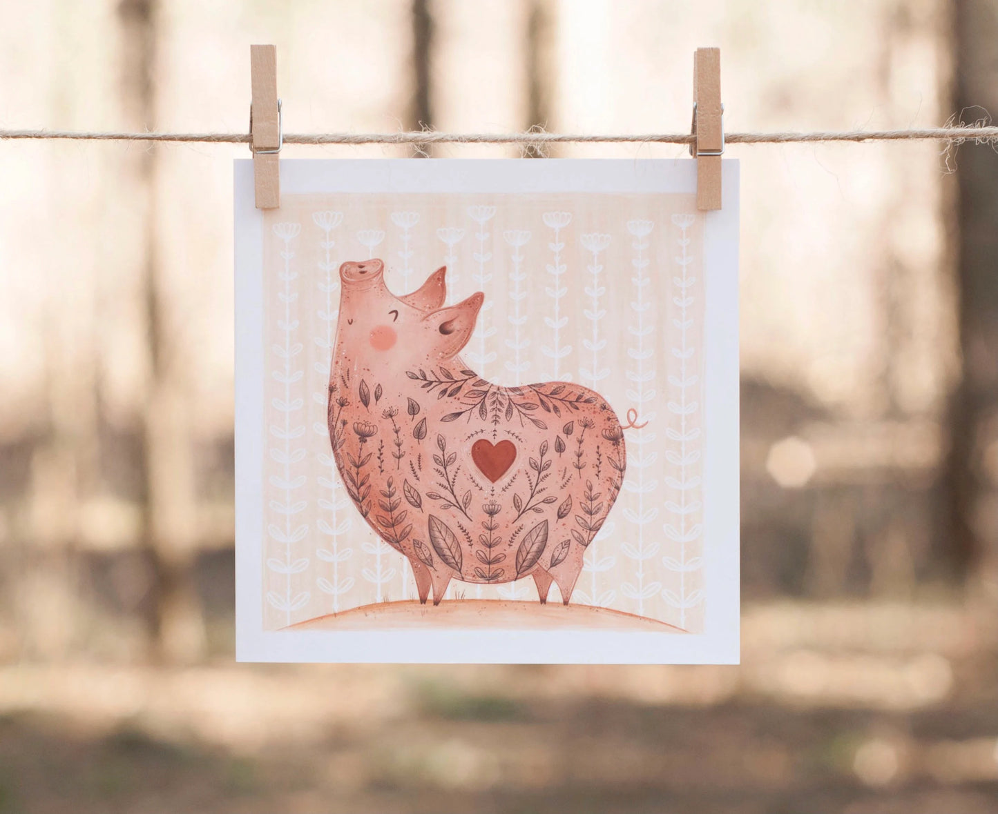 Pig Gift Card