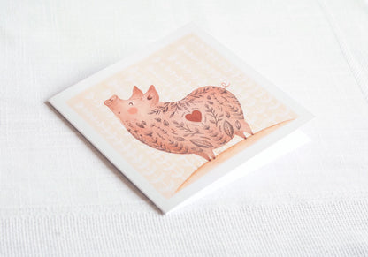 Pig Gift Card