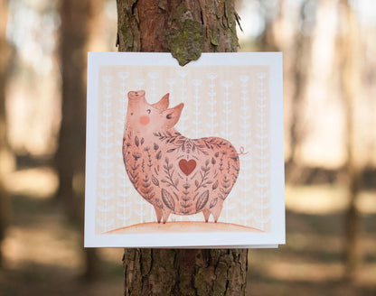 Pig Gift Card