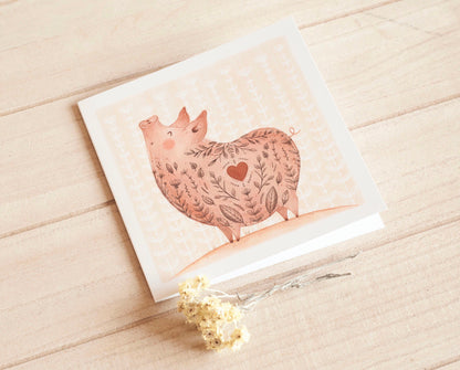 Pig Gift Card