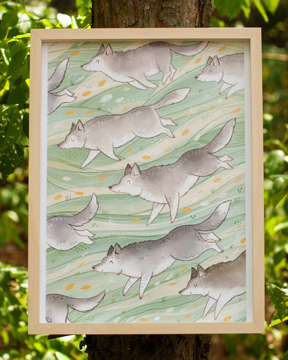 Plakat Wilczki