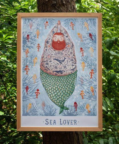Plakat Pan Syren - Sea Lover
