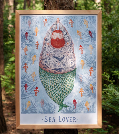 Plakat Pan Syren - Sea Lover