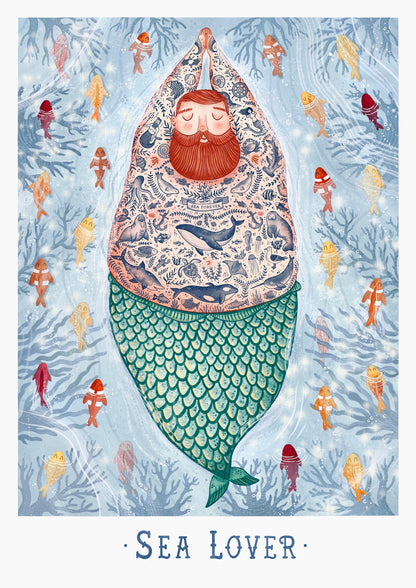 Plakat Pan Syren - Sea Lover