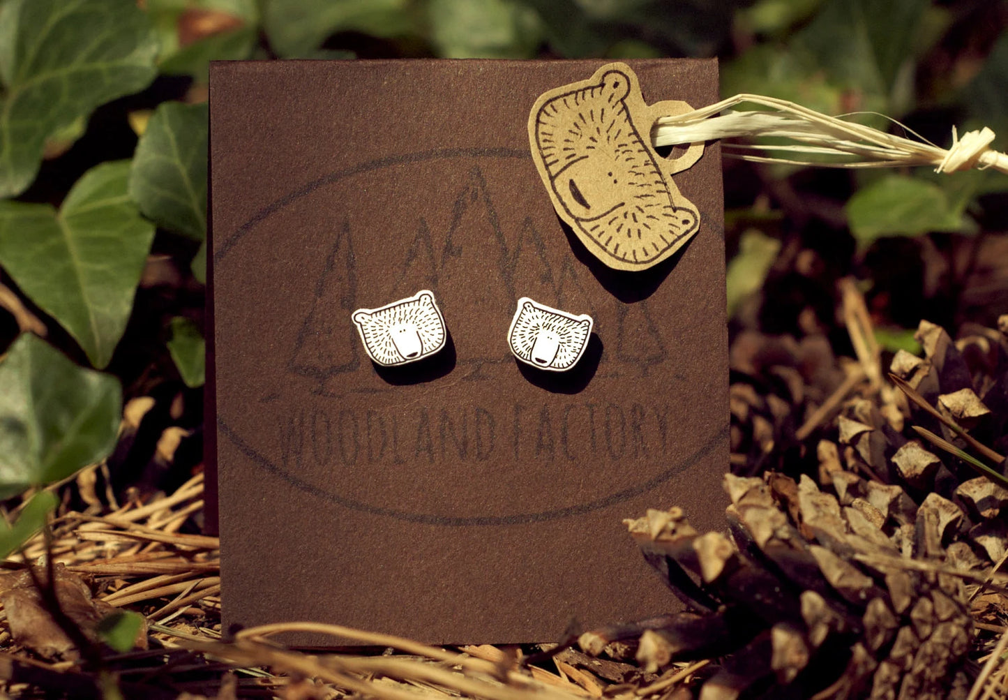 Bear earrings