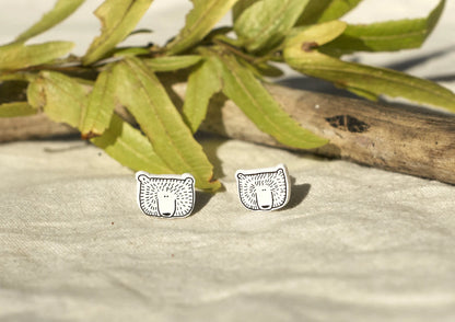 Bear earrings