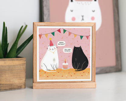 Birthday Cat Card