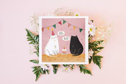 Birthday Cat Card