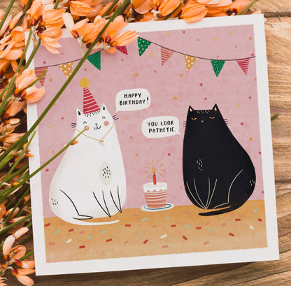 Birthday Cat Card