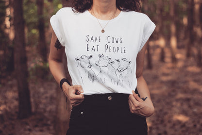 Koszulka KROWY - Save Cows Eat People