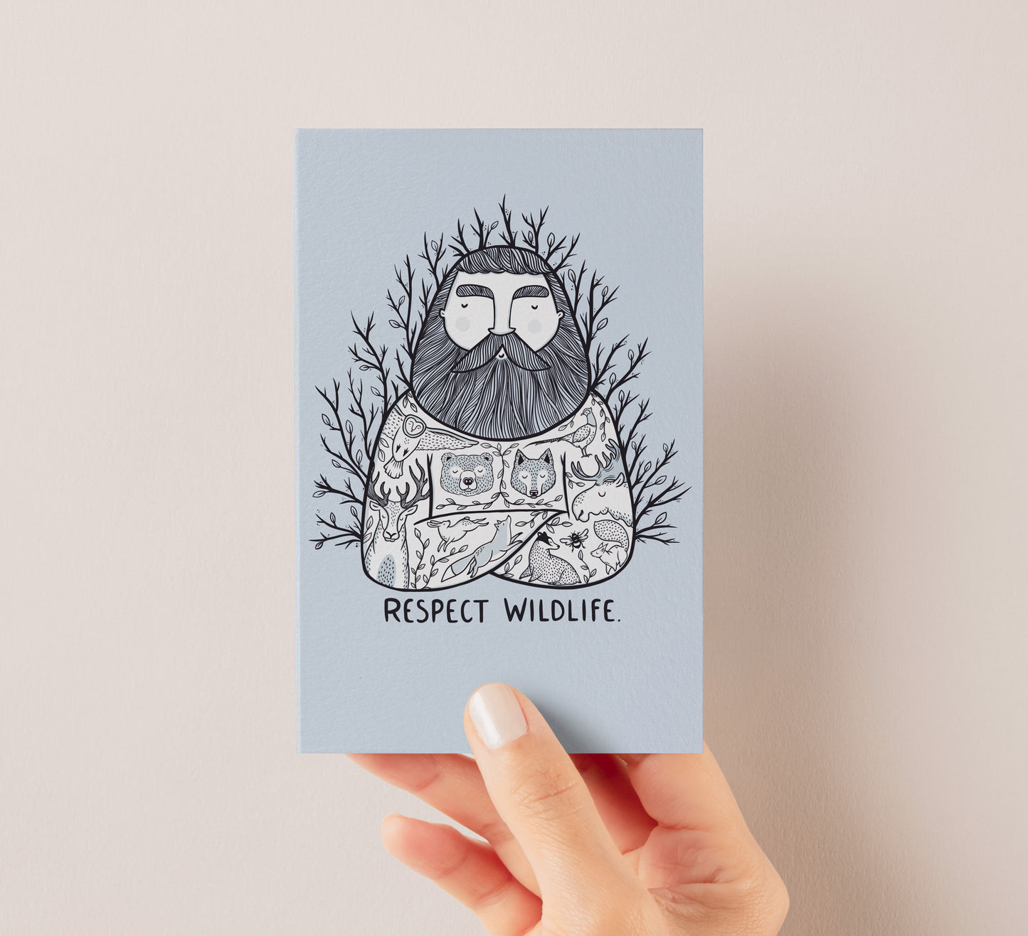 Respect Wildlife Postcard