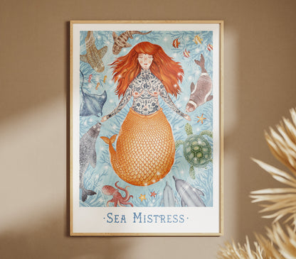 Sea Mistress - Mermaid Print