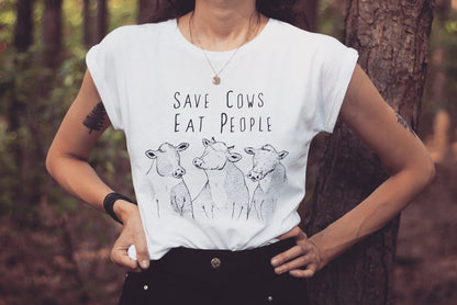 Koszulka KROWY - Save Cows Eat People